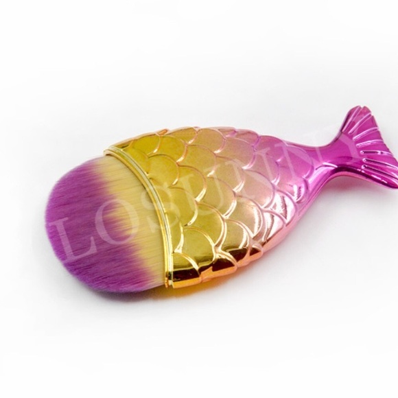 NEW Gold/pink mermaid tail contour brushes - Picture 2 of 4
